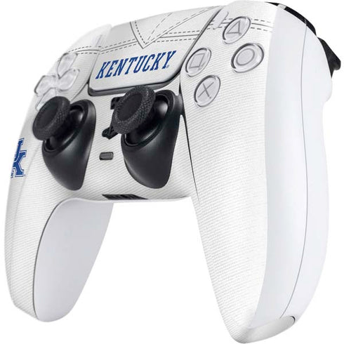 University of Kentucky White Jersey PS5 Controller Skin