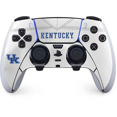 University of Kentucky White Jersey PS5 DualSense Edge Pro Controller Skin