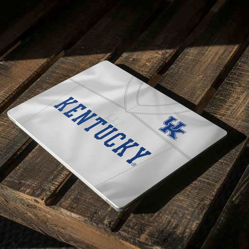 University of Kentucky White Jersey Surface Laptop 3 13.5in Skin