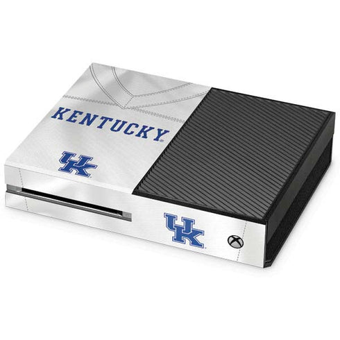 University of Kentucky White Jersey Xbox One Console Skin