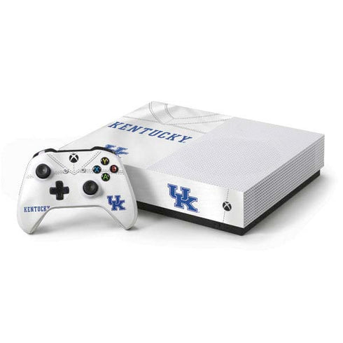 University of Kentucky White Jersey Xbox One S All-Digital Edition Bundle Skin