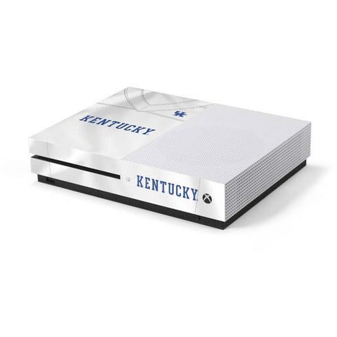University of Kentucky White Jersey Xbox One S Console Skin