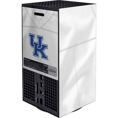 University of Kentucky White Jersey Xbox Series X Console Skin