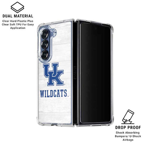 University of Kentucky University of Kentucky Wildcats Galaxy Z Fold6 Clear Case