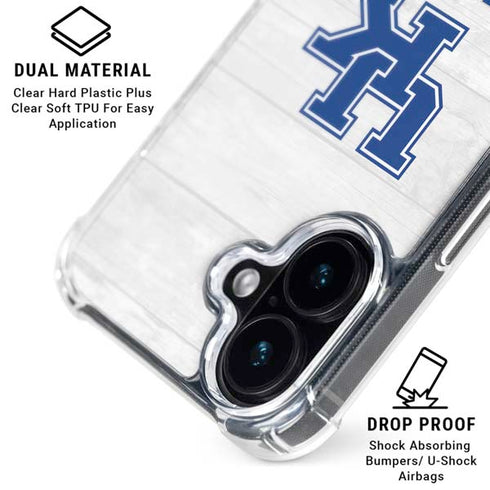 University of Kentucky University of Kentucky Wildcats iPhone 16 Plus Clear Case