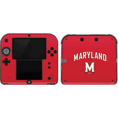 University of Maryland Collegiate Text Red Nintendo Skins