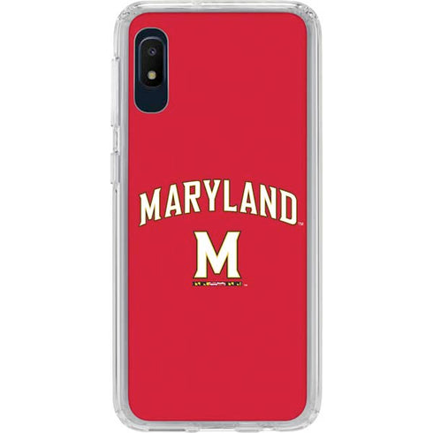 University of Maryland Collegiate Text Red Galaxy Cases