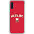 University of Maryland Collegiate Text Red Galaxy Cases