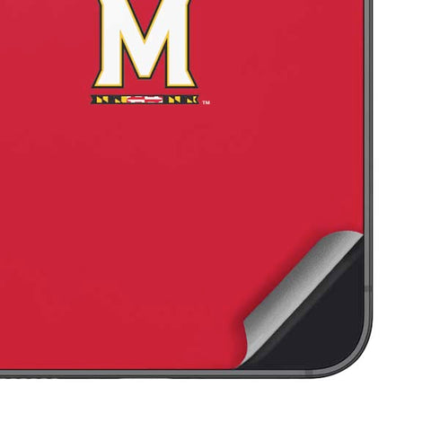University of Maryland Collegiate Text Red Galaxy A16 5G Skin