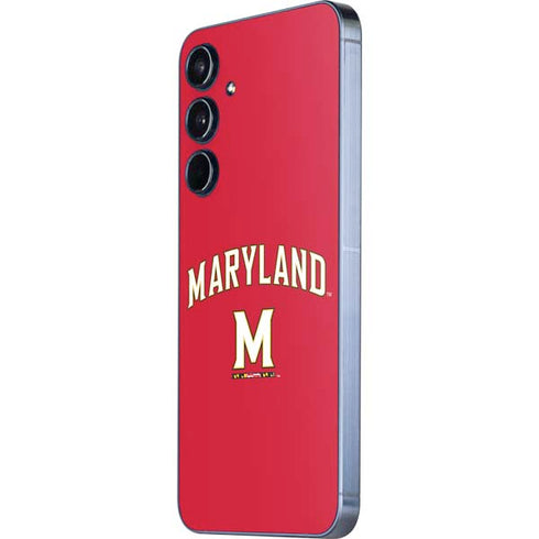 University of Maryland Collegiate Text Red Galaxy A36 5G Skin