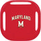 University of Maryland Collegiate Text Red Galaxy Buds Live Skin