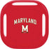University of Maryland Collegiate Text Red Galaxy Buds Live Skin