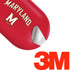 University of Maryland Collegiate Text Red Galaxy Buds Plus Skin