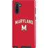 University of Maryland Collegiate Text Red Galaxy Cases