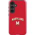 University of Maryland Collegiate Text Red Galaxy S25 Impact Case