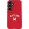 University of Maryland Collegiate Text Red Galaxy S25 Plus Impact Case
