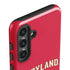 University of Maryland Collegiate Text Red Galaxy S25 Plus Impact Case