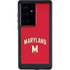 University of Maryland Collegiate Text Red Galaxy S24 Ultra Waterproof Case