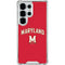 University of Maryland Collegiate Text Red Galaxy S25 Ultra Clear Case