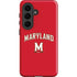 University of Maryland Collegiate Text Red Galaxy S26 Plus Impact Case
