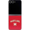 University of Maryland Collegiate Text Red Galaxy Z Flip6 Skin