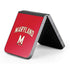 University of Maryland Collegiate Text Red Galaxy Z Flip6 Skin