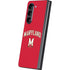 University of Maryland Collegiate Text Red Galaxy Z Fold5 5G Skin