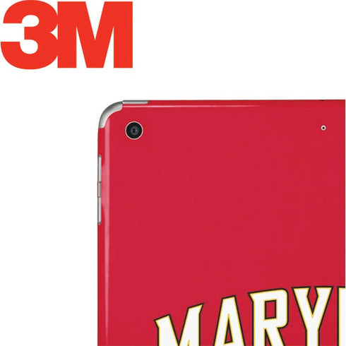 University of Maryland Collegiate Text Red Apple iPad Skin