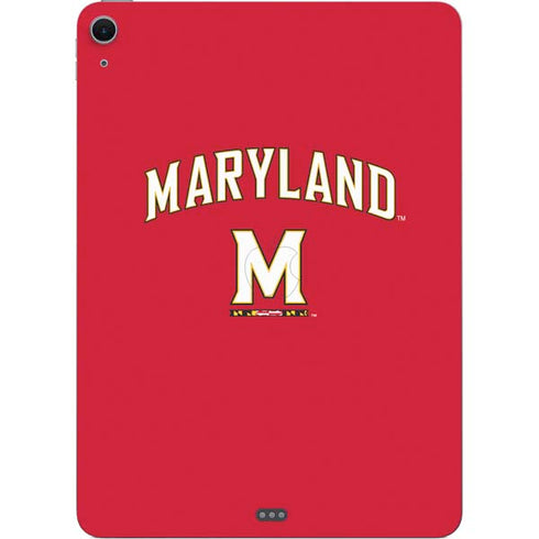 University of Maryland Collegiate Text Red Apple iPad Air Skin