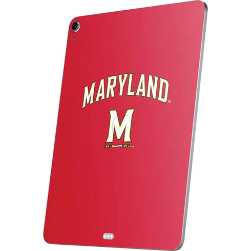 University of Maryland Collegiate Text Red Apple iPad Air Skin