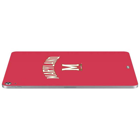 University of Maryland Collegiate Text Red Apple iPad Air Skin