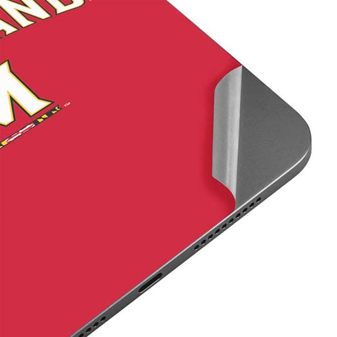University of Maryland Collegiate Text Red Apple iPad Mini Skin