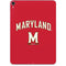 University of Maryland Collegiate Text Red Apple iPad Pro Skin