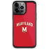University of Maryland Collegiate Text Red iPhone Cases