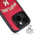 University of Maryland Collegiate Text Red iPhone 14 Kickstand Case