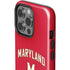 University of Maryland Collegiate Text Red iPhone 15 Pro Impact Case