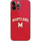 University of Maryland Collegiate Text Red iPhone 15 Pro Max Skin