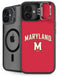 University of Maryland Collegiate Text Red iPhone 16 Plus Kickstand Case