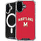 University of Maryland Collegiate Text Red iPhone 16 Plus MagSafe Case