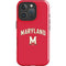 University of Maryland Collegiate Text Red iPhone 16 Pro Impact Case