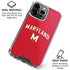 University of Maryland Collegiate Text Red iPhone 16 Pro Max Clear Case