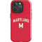 University of Maryland Collegiate Text Red iPhone 16 Pro Max Impact Case