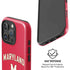 University of Maryland Collegiate Text Red iPhone 16 Pro Max Magsafe Impact Case