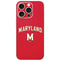 University of Maryland Collegiate Text Red iPhone 16 Pro Skin