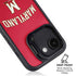 University of Maryland Collegiate Text Red iPhone 16e Kickstand Case