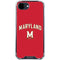 University of Maryland Collegiate Text Red iPhone 16e Clear Case
