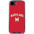University of Maryland Collegiate Text Red iPhone 16e Clear Case
