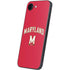University of Maryland Collegiate Text Red iPhone 16e Skin