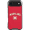 University of Maryland Collegiate Text Red iPhone 17 Air Clear Case