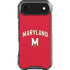 University of Maryland Collegiate Text Red iPhone 17 Air Clear Case